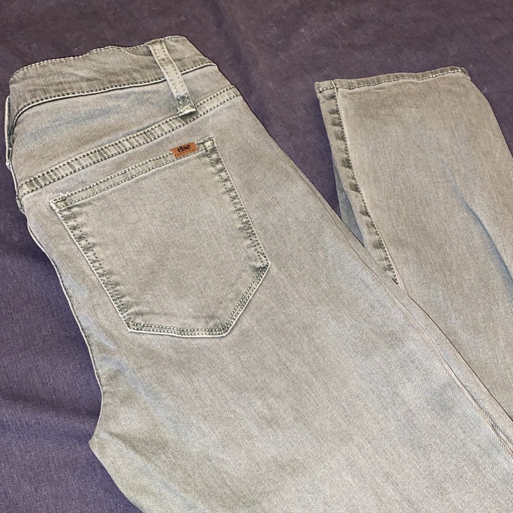 Else | skinny jeans | light olive | size 26 - Picture 3 of 6